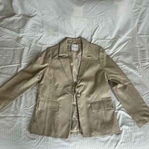 Le Lis Vegan Leather Blazer